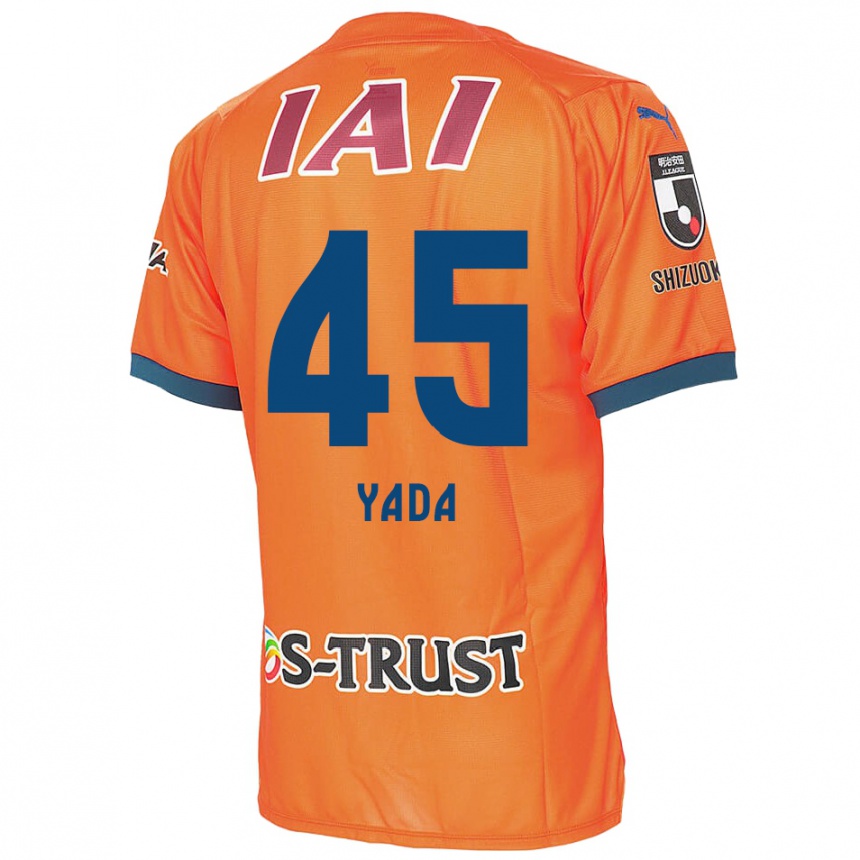 Hombre Fútbol Camiseta Ryunosuke Yada #45 Naranja Azul 1ª Equipación 2024/25 Argentina