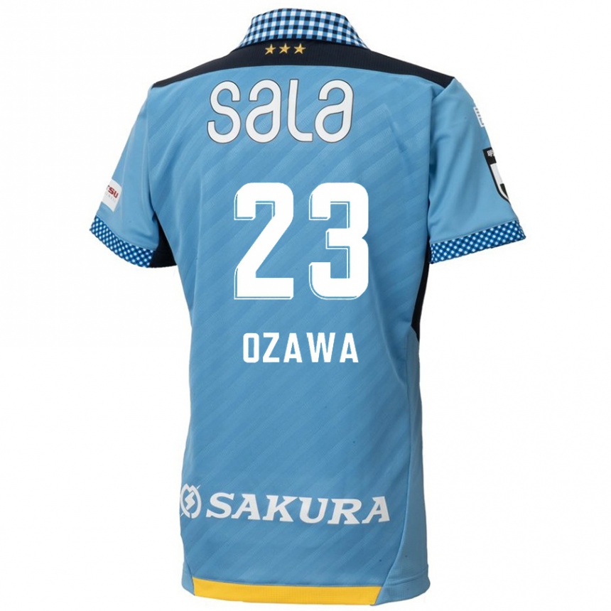 Hombre Fútbol Camiseta Yugo Ozawa #23 Azul Negro 1ª Equipación 2024/25 Argentina