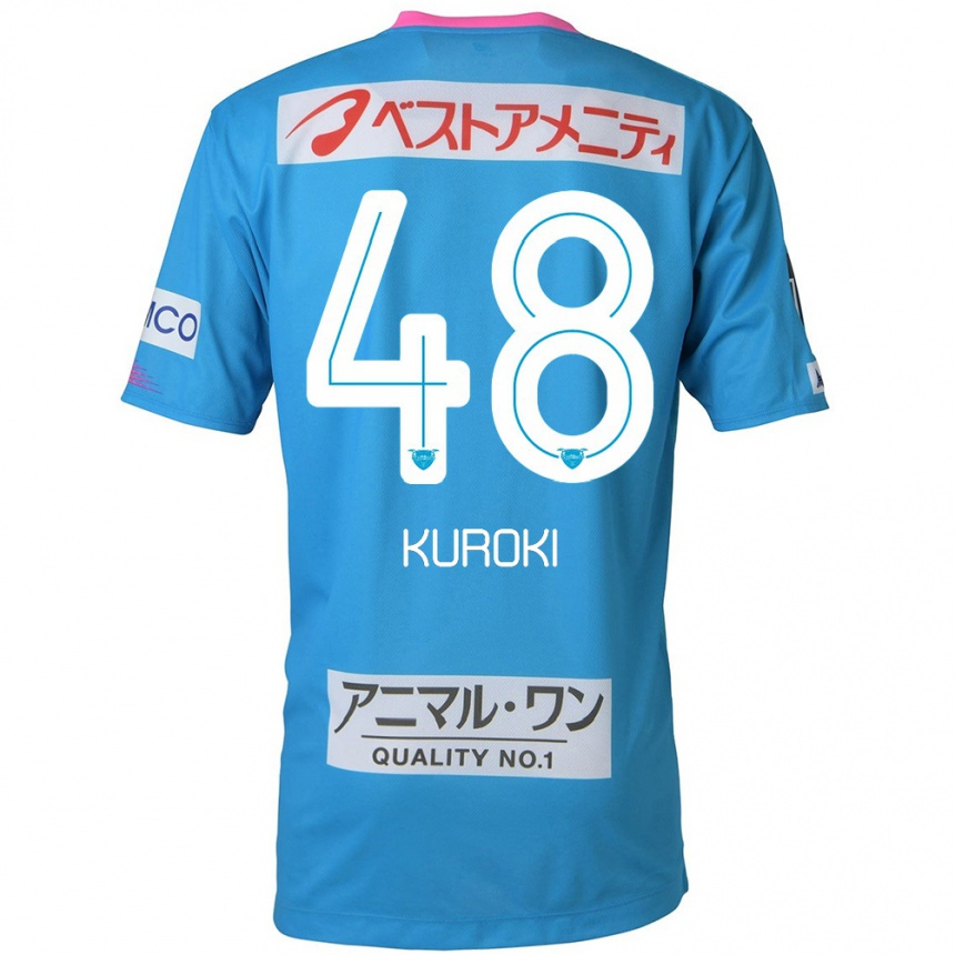 Hombre Fútbol Camiseta Yuya Kuroki #48 Azul Rosado 1ª Equipación 2024/25 Argentina