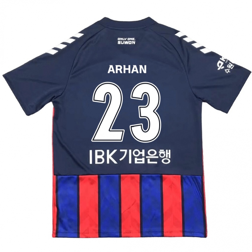 Hombre Fútbol Camiseta Pratama Arhan #23 Azul Rojo 1ª Equipación 2024/25 Argentina