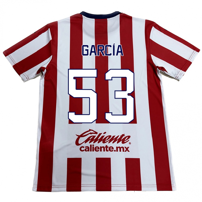 Hombre Fútbol Camiseta Uziel García #53 Rojo Blanco 1ª Equipación 2024/25 Argentina