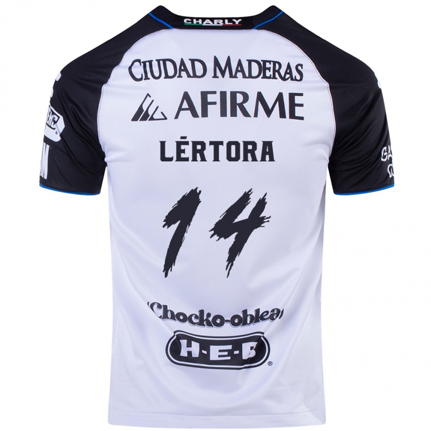 Hombre Fútbol Camiseta Federico Lértora #14 Azul Negro 1ª Equipación 2024/25 Argentina