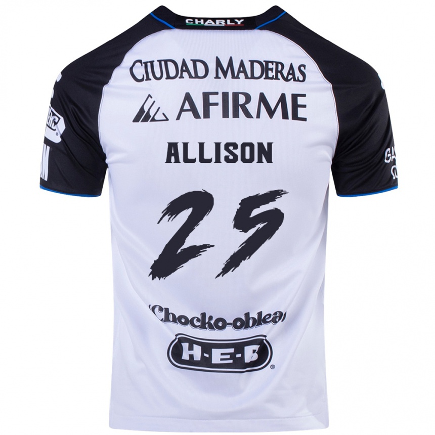 Hombre Fútbol Camiseta Guillermo Allison #25 Azul Negro 1ª Equipación 2024/25 Argentina