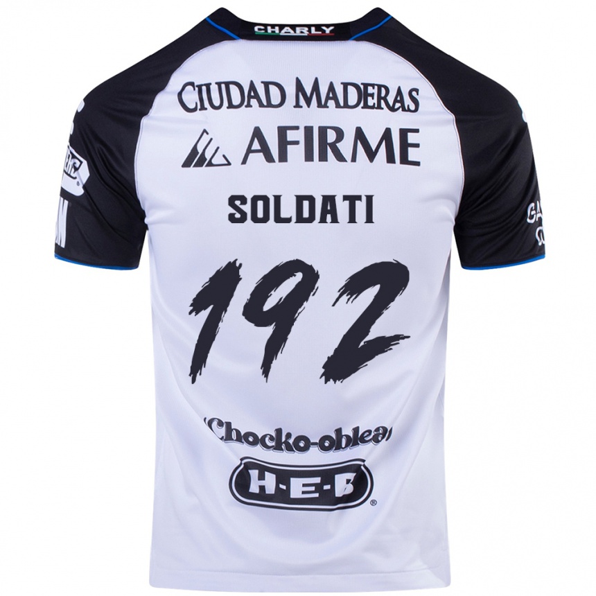 Hombre Fútbol Camiseta Carlo Soldati #192 Azul Negro 1ª Equipación 2024/25 Argentina