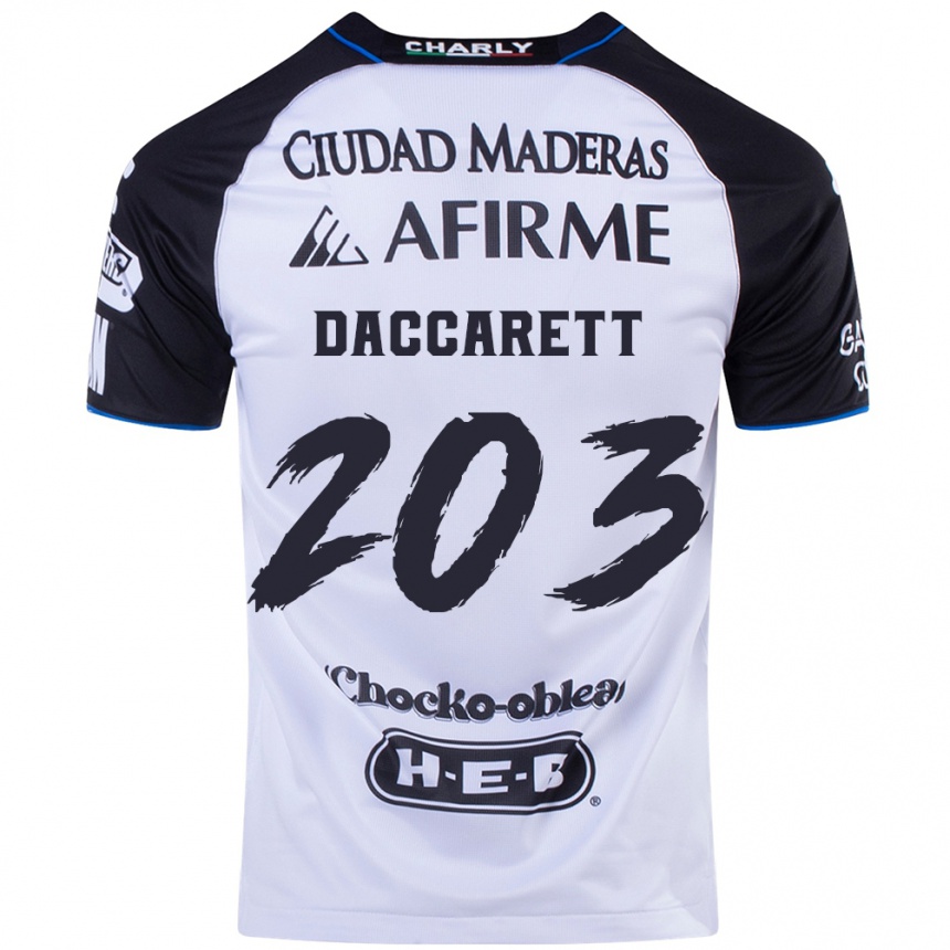 Hombre Fútbol Camiseta Juan Daccarett #203 Azul Negro 1ª Equipación 2024/25 Argentina