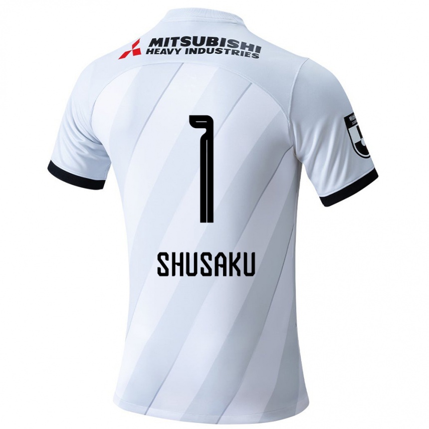 Hombre Fútbol Camiseta Shusaku Nishikawa #1 Gris Blanco 2ª Equipación 2024/25 Argentina