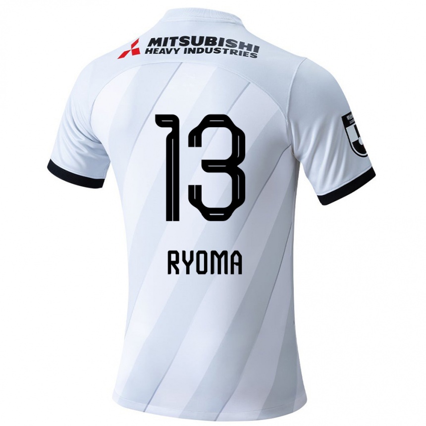 Hombre Fútbol Camiseta Ryoma Watanabe #13 Gris Blanco 2ª Equipación 2024/25 Argentina