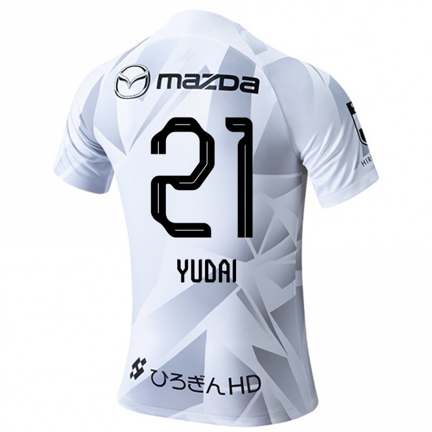 Hombre Fútbol Camiseta Yudai Tanaka #21 Blanco Gris Negro 2ª Equipación 2024/25 Argentina