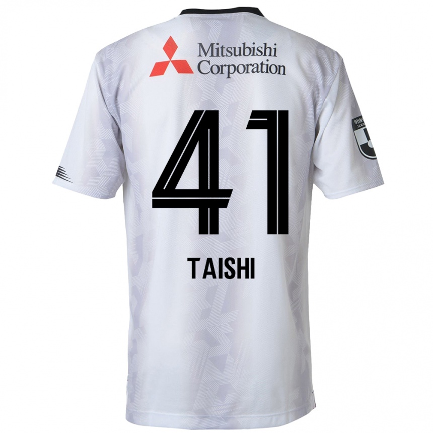 Hombre Fútbol Camiseta Taishi Brandon Nozawa #41 Blanco Negro 2ª Equipación 2024/25 Argentina