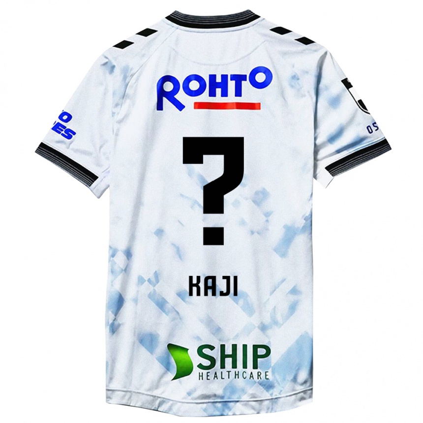 Hombre Fútbol Camiseta Rihito Kaji #0 Blanco Negro 2ª Equipación 2024/25 Argentina