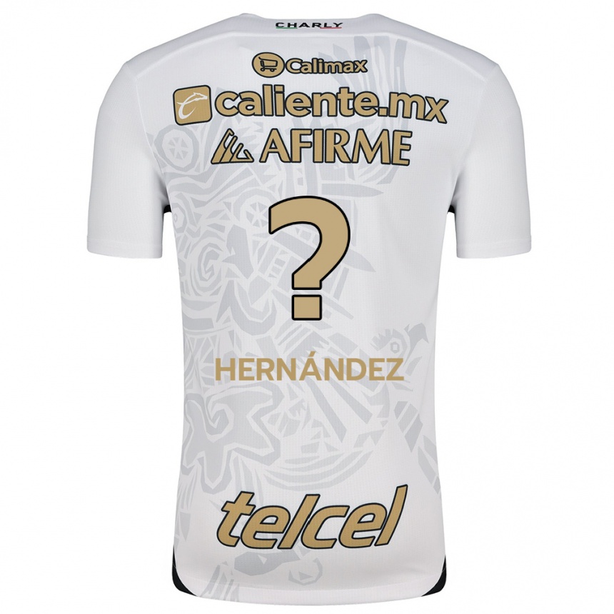 Hombre Fútbol Camiseta Betsiel Hernández #0 Blanco Negro 2ª Equipación 2024/25 Argentina