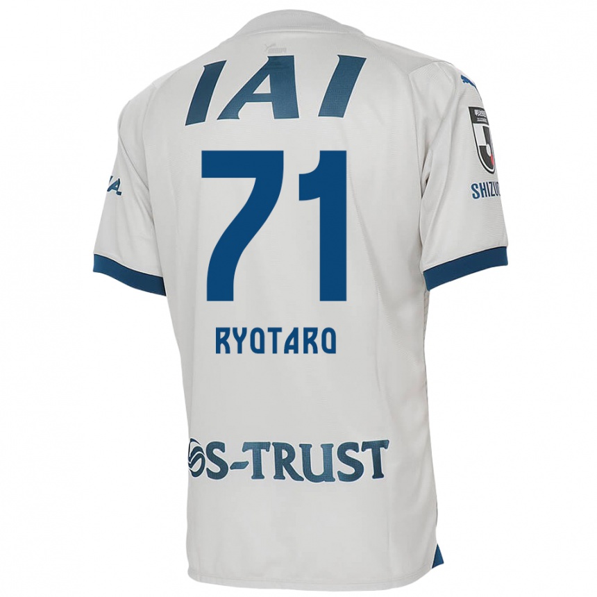 Hombre Fútbol Camiseta Ryotaro Nakamura #71 Blanco Azul 2ª Equipación 2024/25 Argentina