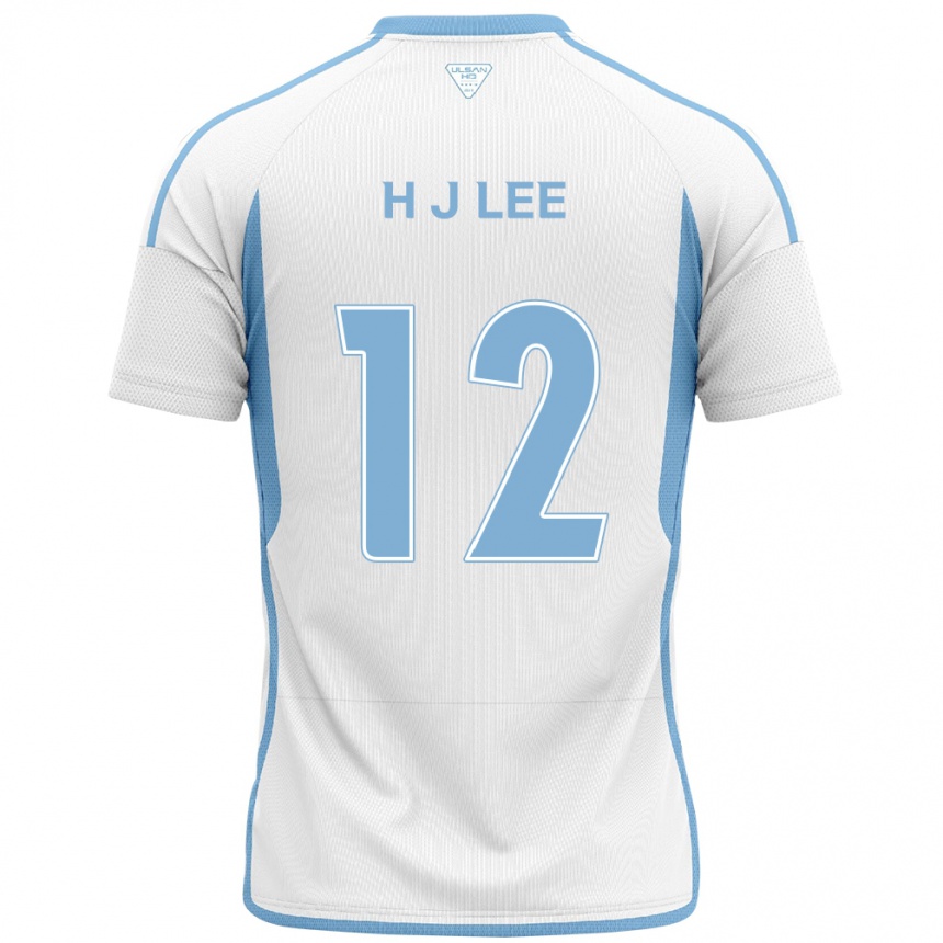 Hombre Fútbol Camiseta Jae-Hyung Lee #12 Blanco Azul 2ª Equipación 2024/25 Argentina