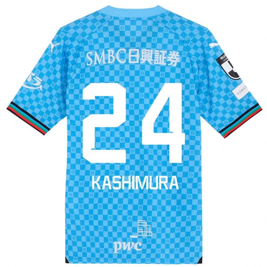 Mujer Fútbol Camiseta Ryota Kashimura #24 Azul Celeste 1ª Equipación 2024/25 Argentina