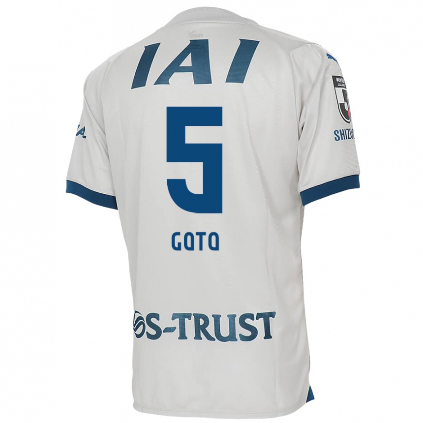 Mujer Fútbol Camiseta Keita Goto #5 Blanco Azul 2ª Equipación 2024/25 Argentina