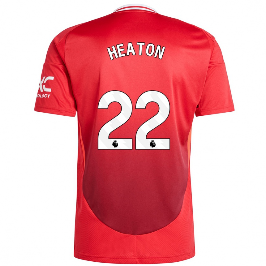 Niño Fútbol Camiseta Tom Heaton #22 Rojo Brillante 1ª Equipación 2024/25 Argentina