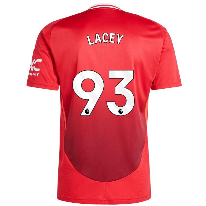 Niño Fútbol Camiseta Shea Lacey #93 Rojo Brillante 1ª Equipación 2024/25 Argentina