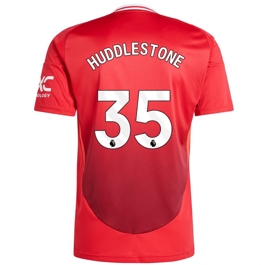 Niño Fútbol Camiseta Tom Huddlestone #35 Rojo Brillante 1ª Equipación 2024/25 Argentina