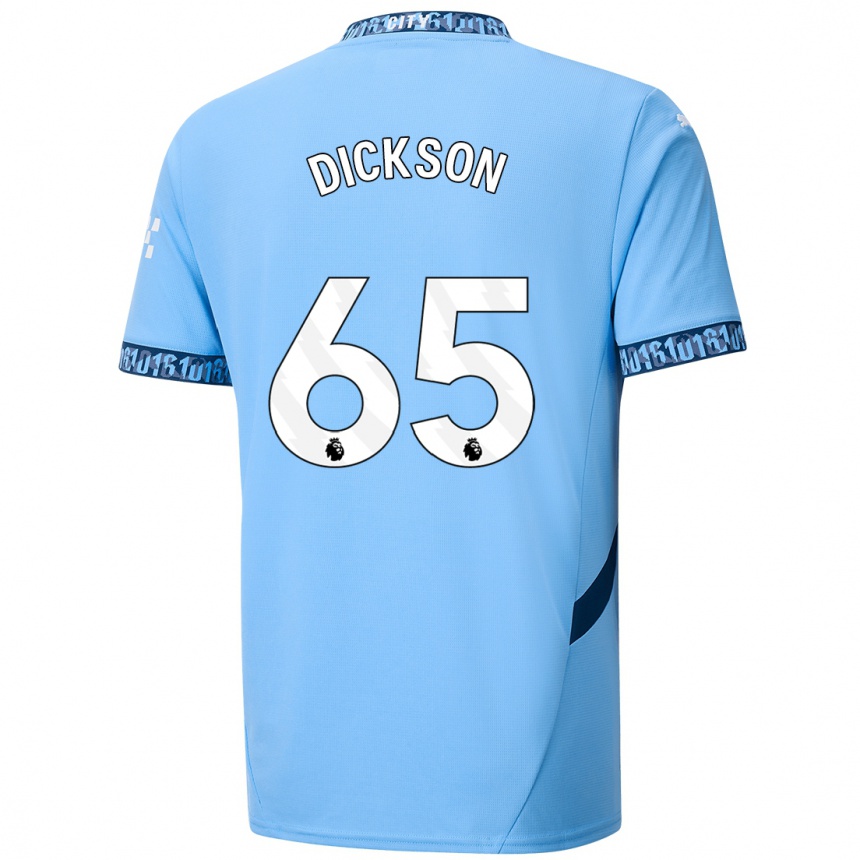 Niño Fútbol Camiseta Will Dickson #65 Azul Marino 1ª Equipación 2024/25 Argentina