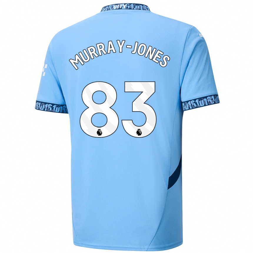 Niño Fútbol Camiseta George Murray-Jones #83 Azul Marino 1ª Equipación 2024/25 Argentina