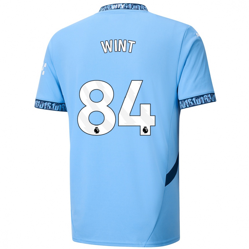 Niño Fútbol Camiseta Jack Wint #84 Azul Marino 1ª Equipación 2024/25 Argentina