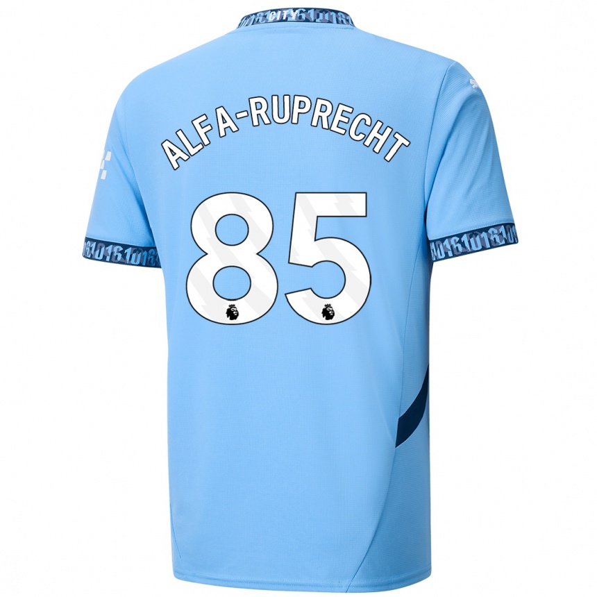 Niño Fútbol Camiseta Farid Alfa-Ruprecht #85 Azul Marino 1ª Equipación 2024/25 Argentina