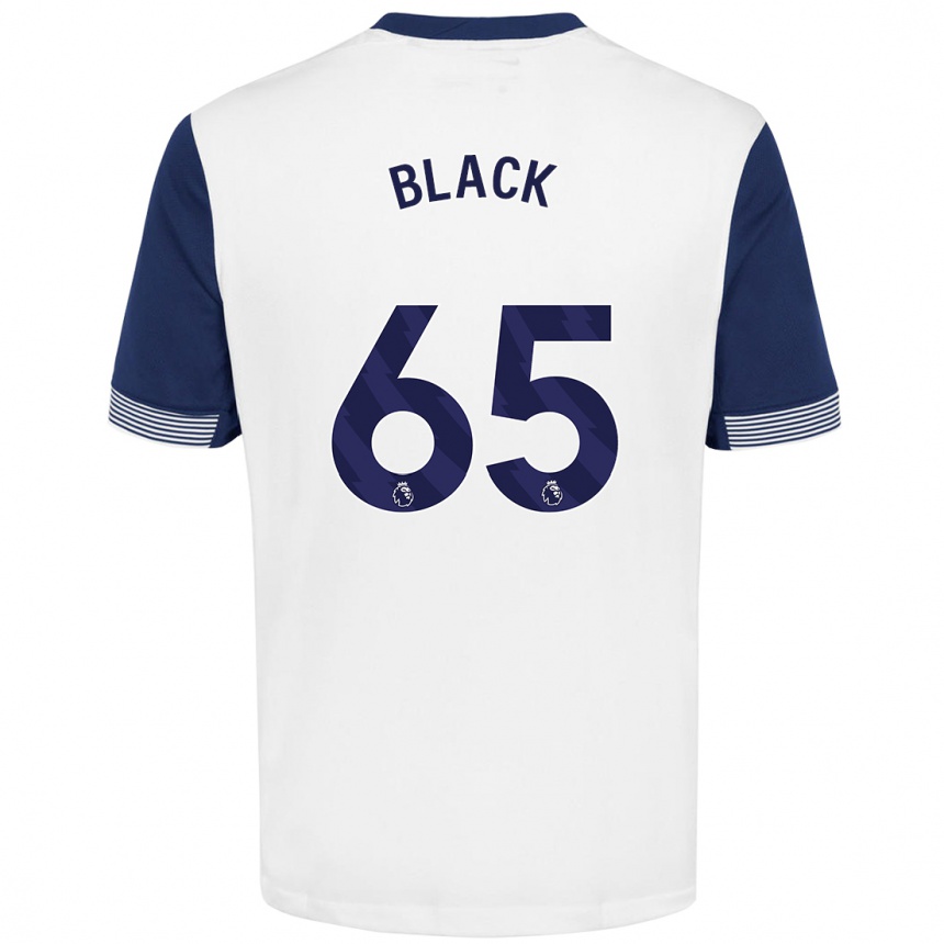 Niño Fútbol Camiseta Leo Black #65 Blanco Azul 1ª Equipación 2024/25 Argentina