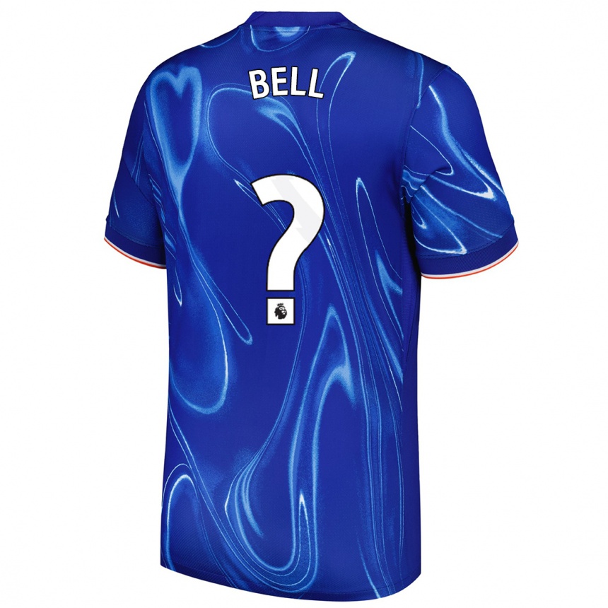 Niño Fútbol Camiseta Toby Bell #0 Azul Blanco 1ª Equipación 2024/25 Argentina