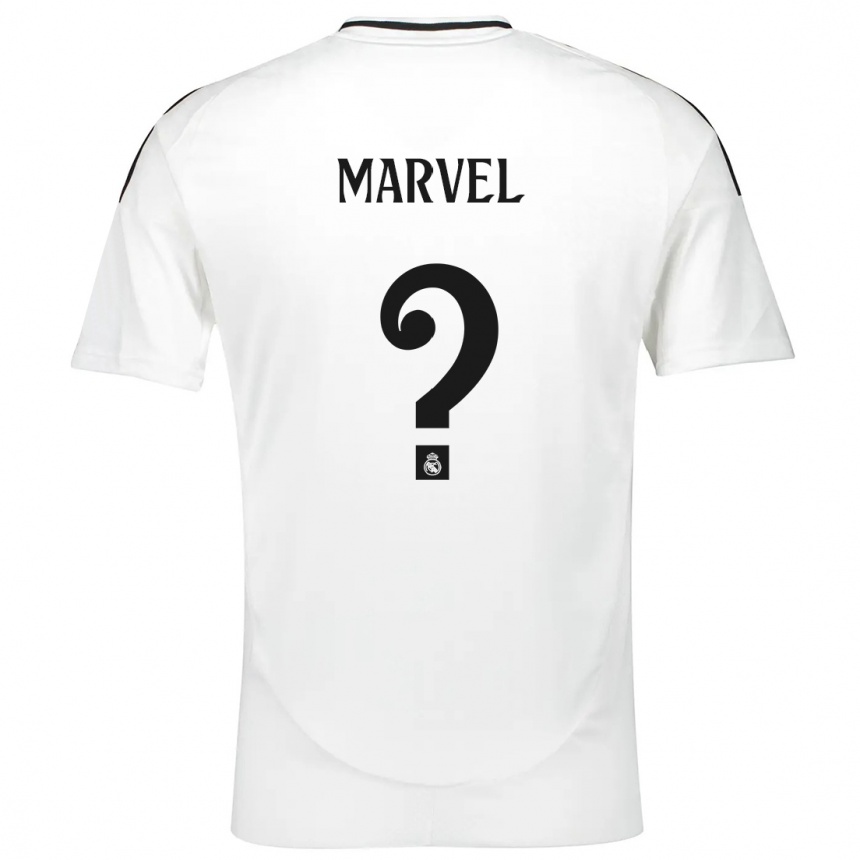 Niño Fútbol Camiseta Marvel #0 Blanco 1ª Equipación 2024/25 Argentina