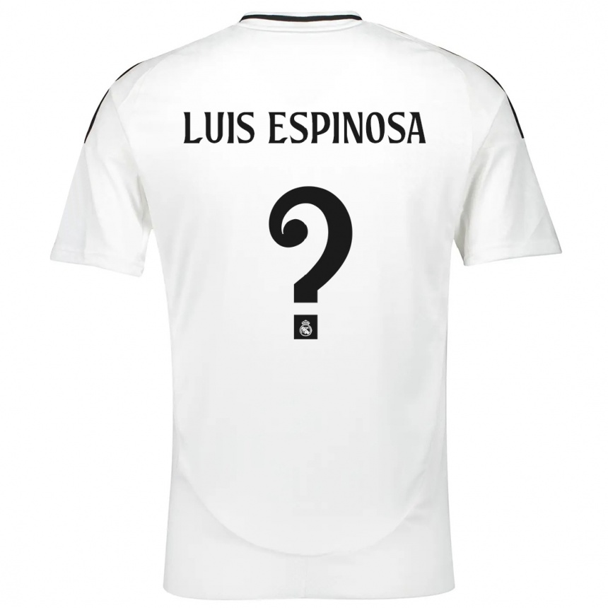 Niño Fútbol Camiseta José Luis Espinosa #0 Blanco 1ª Equipación 2024/25 Argentina