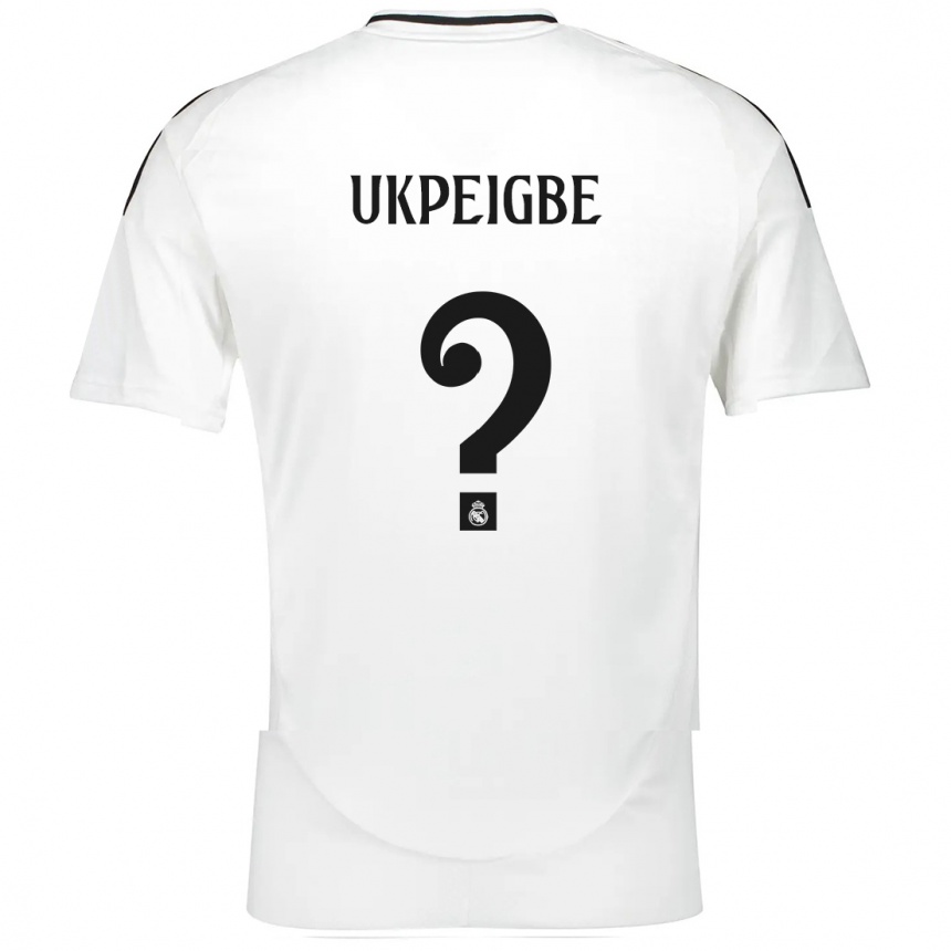 Niño Fútbol Camiseta Melvin Ukpeigbe #0 Blanco 1ª Equipación 2024/25 Argentina