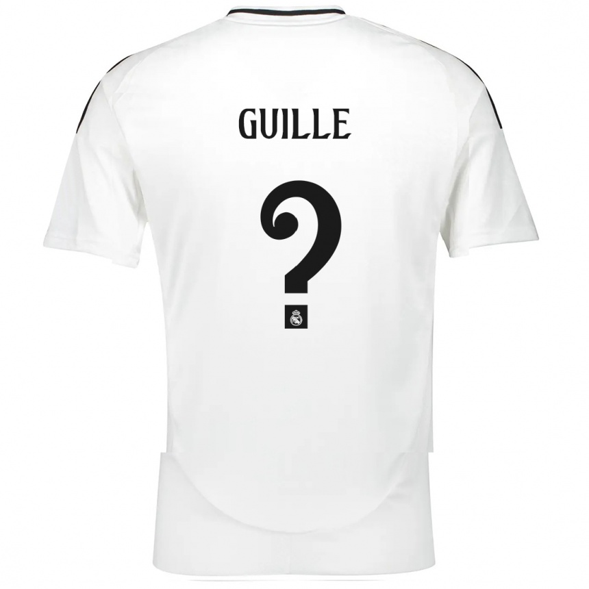 Niño Fútbol Camiseta Guille López #0 Blanco 1ª Equipación 2024/25 Argentina