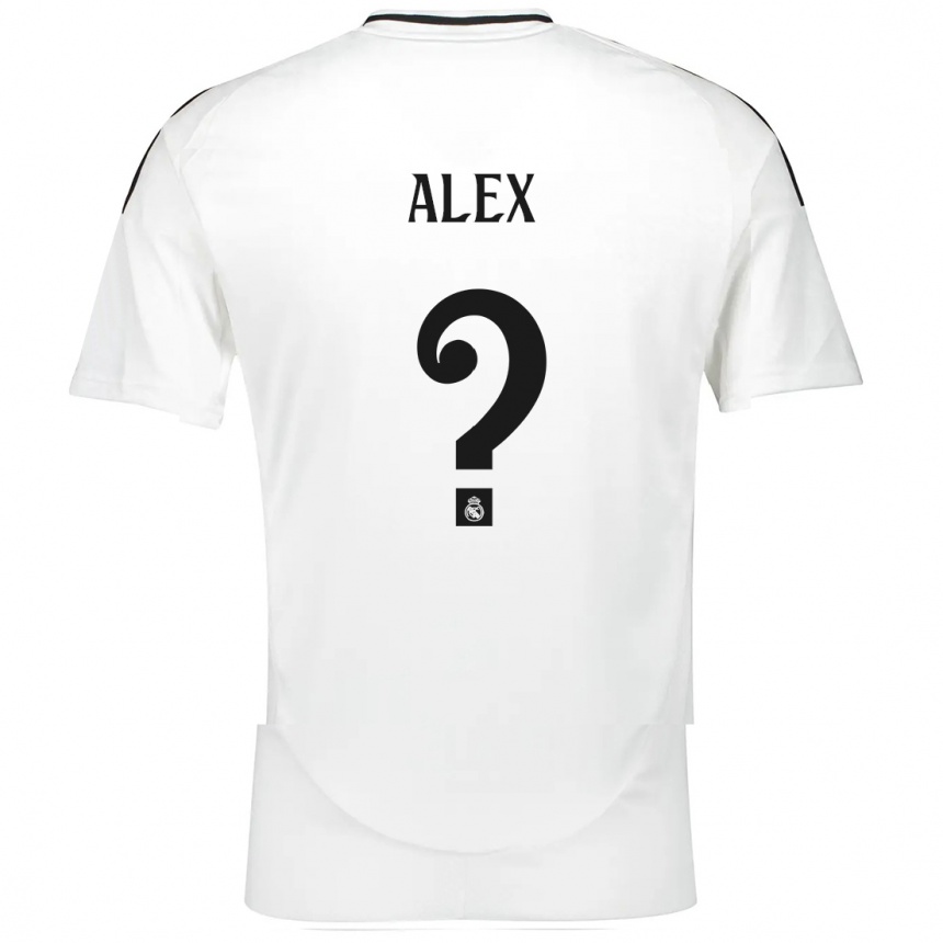 Niño Fútbol Camiseta Alex Sanchez #0 Blanco 1ª Equipación 2024/25 Argentina