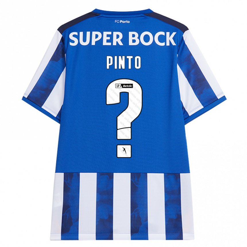 Niño Fútbol Camiseta Gonçalo Pinto #0 Azul Blanco 1ª Equipación 2024/25 Argentina