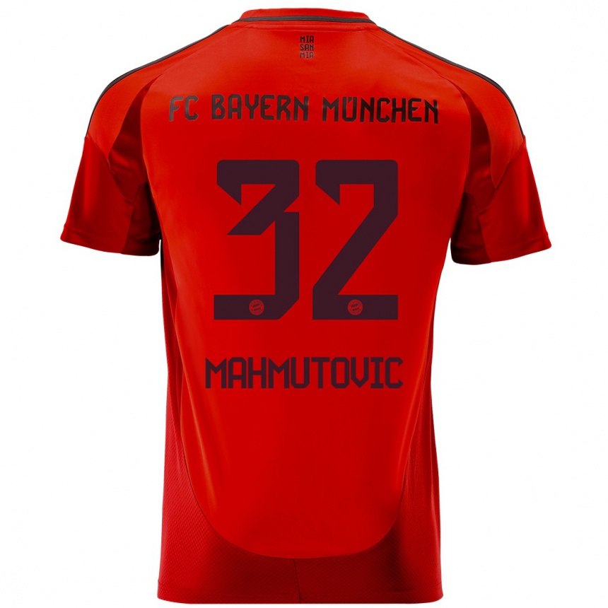 Niño Fútbol Camiseta Ena Mahmutovic #32 Rojo 1ª Equipación 2024/25 Argentina