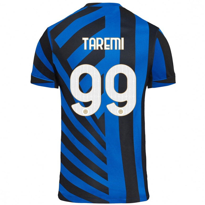 Niño Fútbol Camiseta Mehdi Taremi #99 Azul Negro 1ª Equipación 2024/25 Argentina