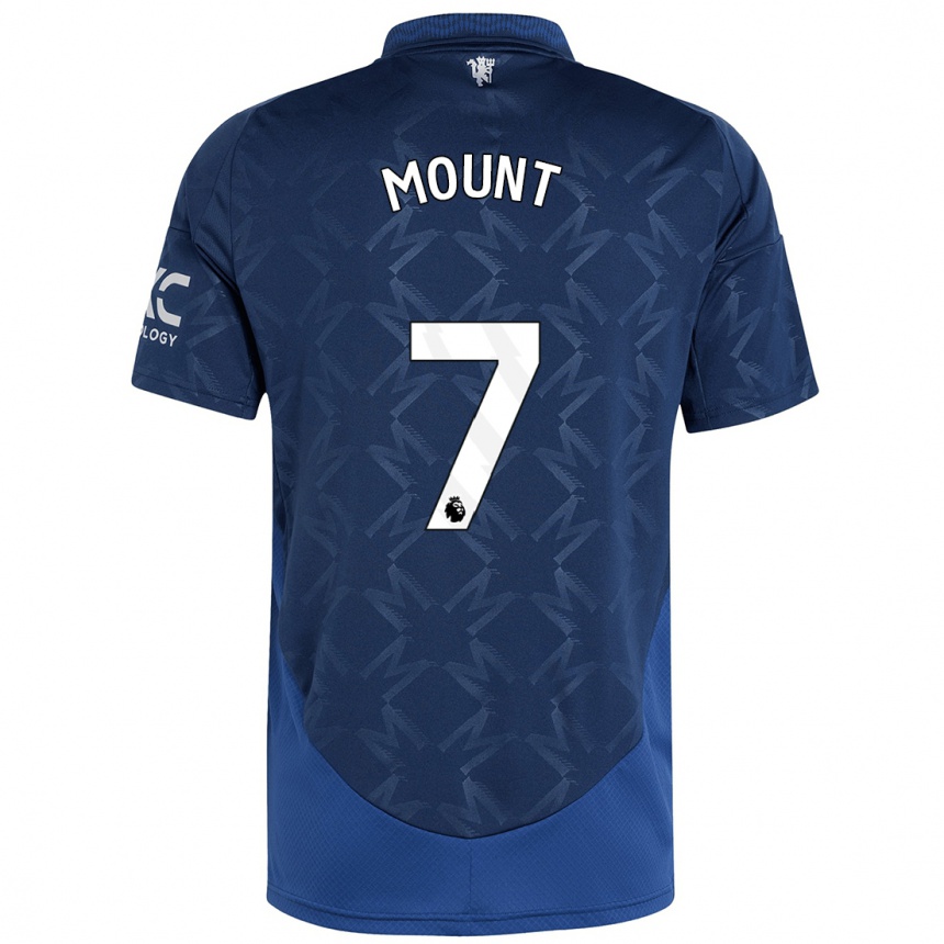 Niño Fútbol Camiseta Mason Mount #7 Índigo 2ª Equipación 2024/25 Argentina