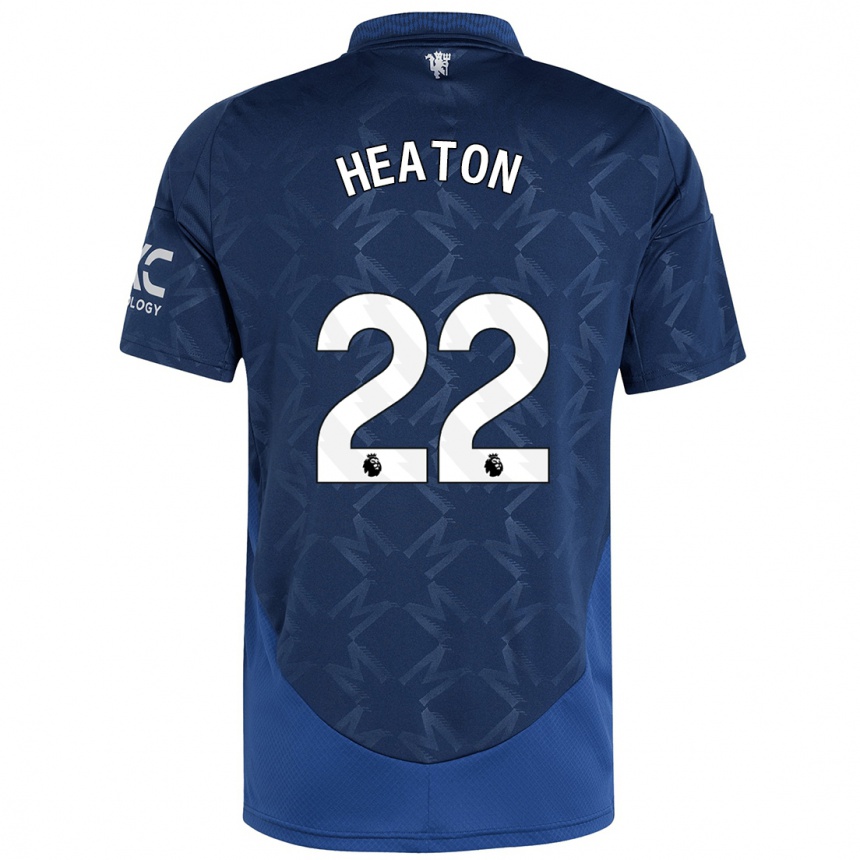 Niño Fútbol Camiseta Tom Heaton #22 Índigo 2ª Equipación 2024/25 Argentina