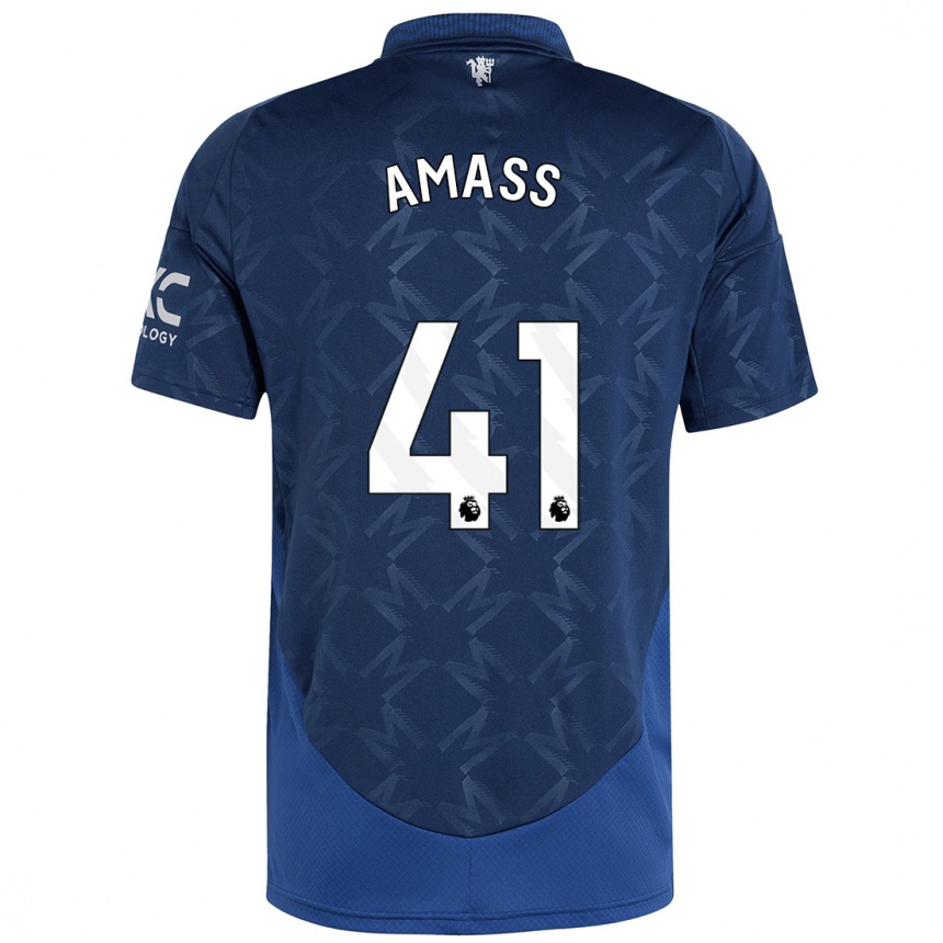 Niño Fútbol Camiseta Harry Amass #41 Índigo 2ª Equipación 2024/25 Argentina