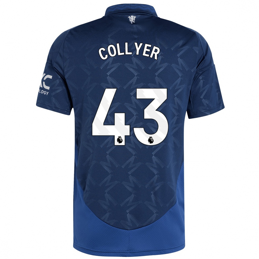 Niño Fútbol Camiseta Toby Collyer #43 Índigo 2ª Equipación 2024/25 Argentina