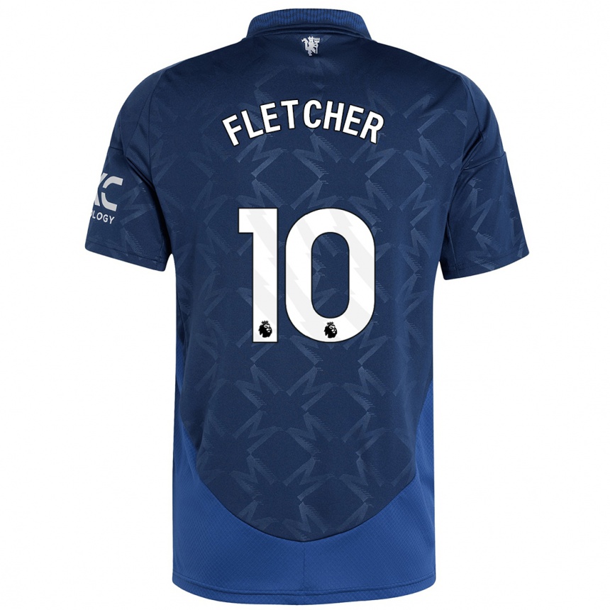 Niño Fútbol Camiseta Jack Fletcher #10 Índigo 2ª Equipación 2024/25 Argentina