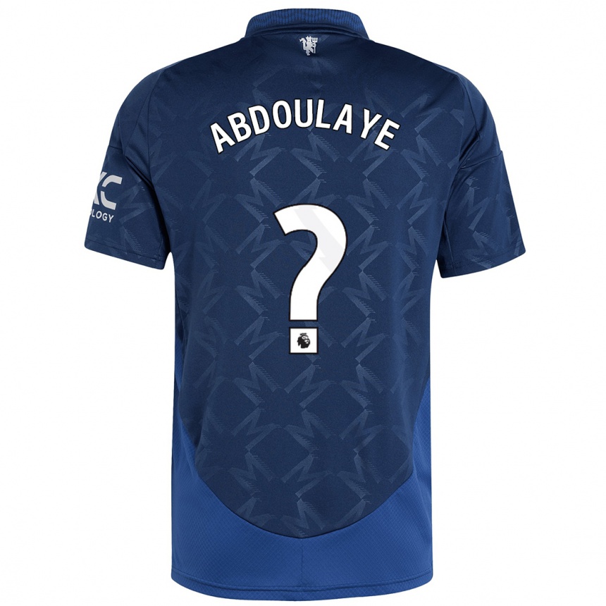 Niño Fútbol Camiseta Douka Abdoulaye #0 Índigo 2ª Equipación 2024/25 Argentina