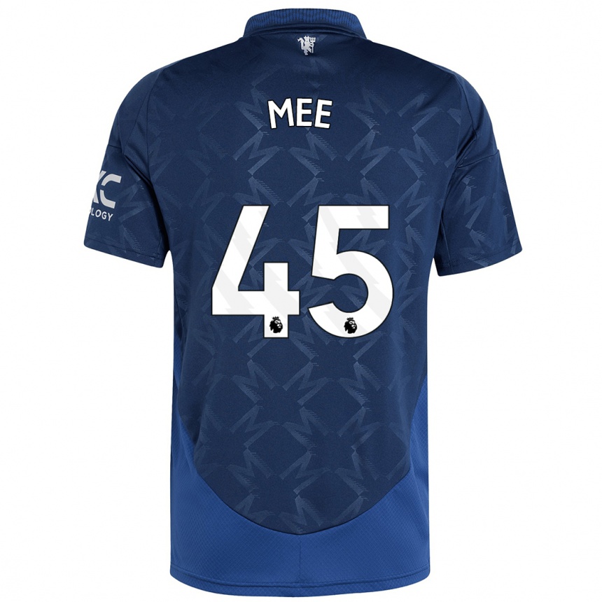 Niño Fútbol Camiseta Dermot Mee #45 Índigo 2ª Equipación 2024/25 Argentina