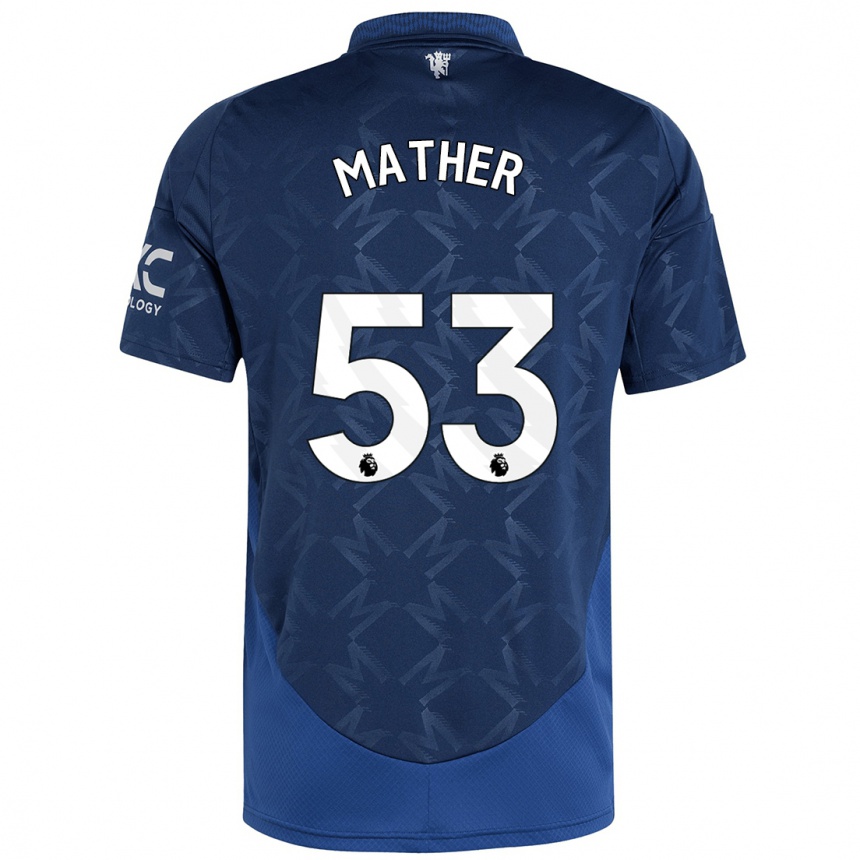 Niño Fútbol Camiseta Sam Mather #53 Índigo 2ª Equipación 2024/25 Argentina