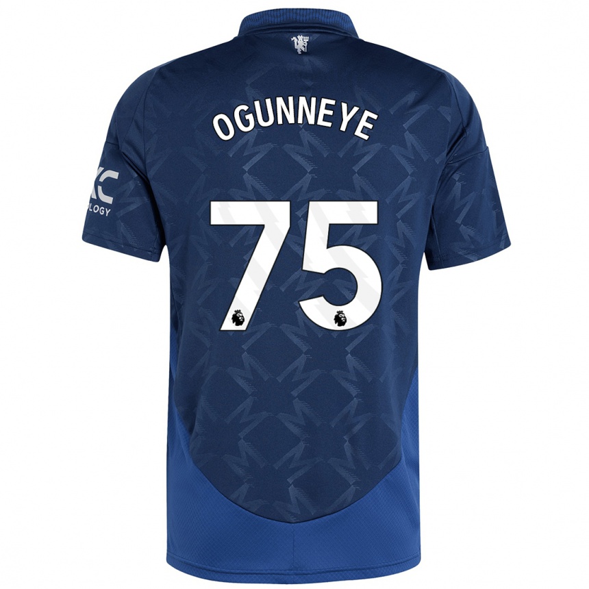 Niño Fútbol Camiseta Habeeb Ogunneye #75 Índigo 2ª Equipación 2024/25 Argentina