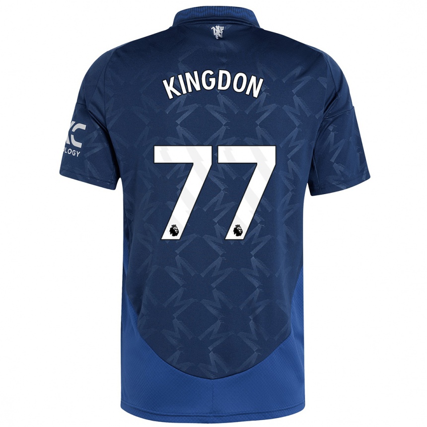 Niño Fútbol Camiseta Jack Kingdon #77 Índigo 2ª Equipación 2024/25 Argentina