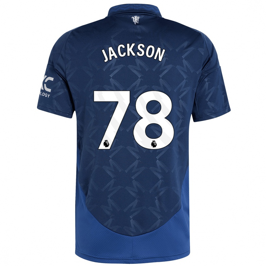 Niño Fútbol Camiseta Louis Jackson #78 Índigo 2ª Equipación 2024/25 Argentina