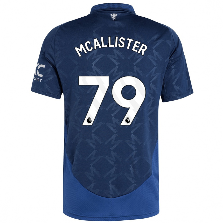 Niño Fútbol Camiseta Finley Mcallister #79 Índigo 2ª Equipación 2024/25 Argentina