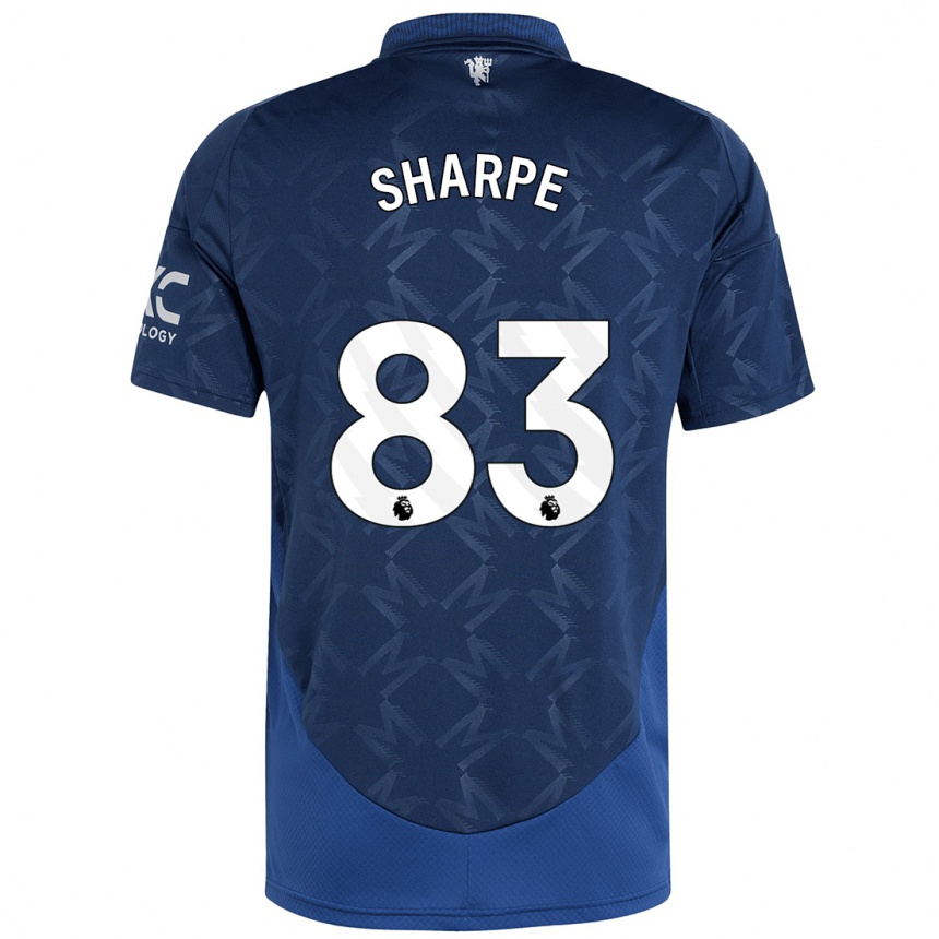 Niño Fútbol Camiseta Malachi Sharpe #83 Índigo 2ª Equipación 2024/25 Argentina