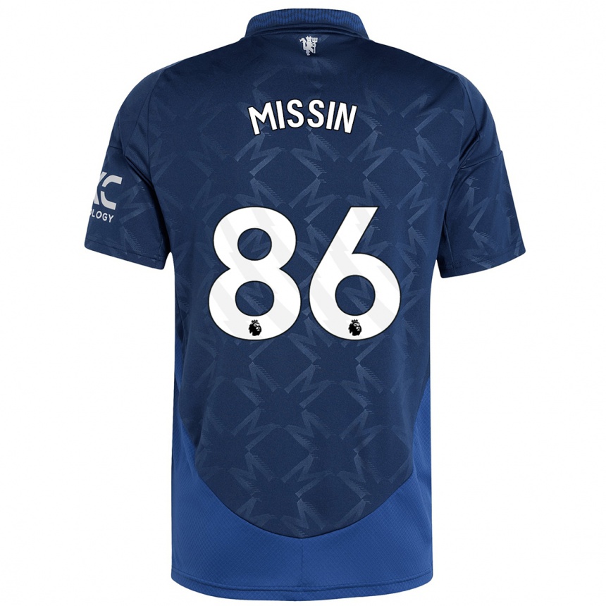 Niño Fútbol Camiseta Ashton Missin #86 Índigo 2ª Equipación 2024/25 Argentina